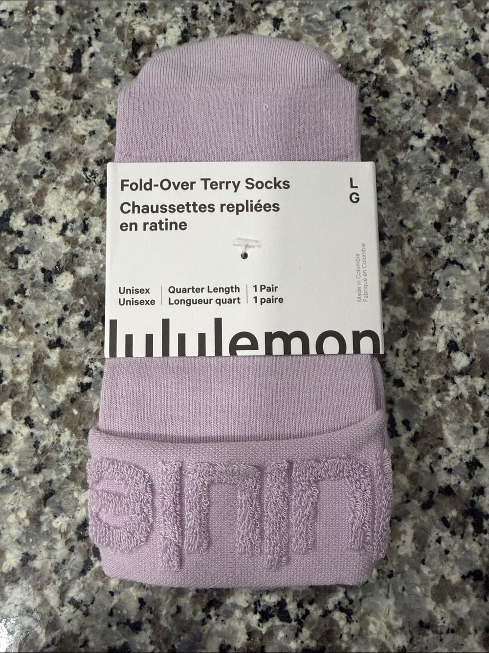 lululemon athletica Fold-Over Terry Socks - Lavender